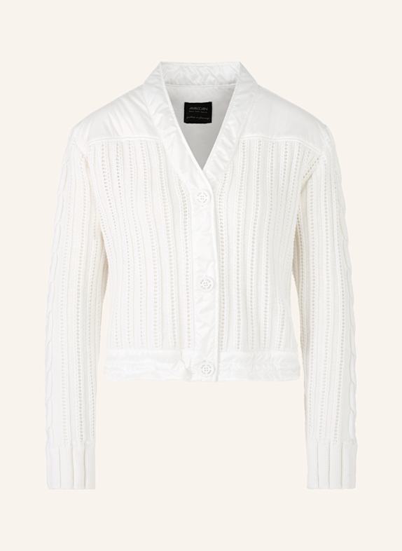 MARC CAIN Cardigan WEISS/ CREME