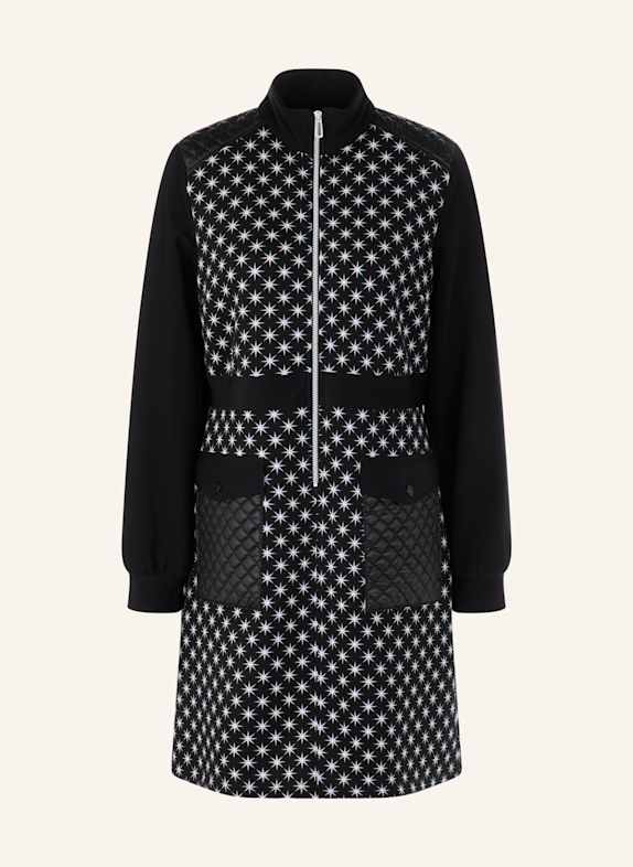 MARC CAIN Kleid SCHWARZ/ WEISS