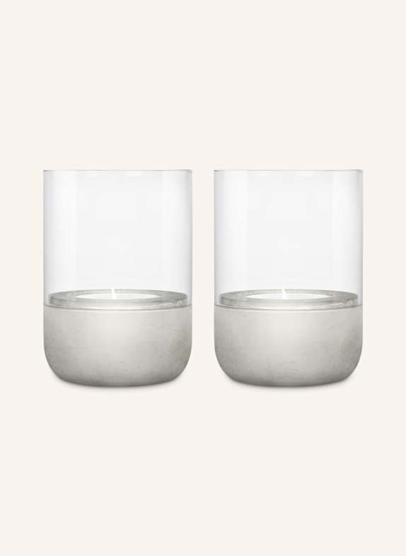 blomus Windlicht CALMA HELLGRAU