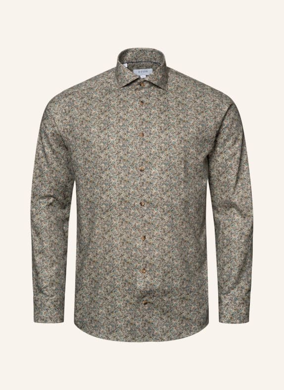 ETON Contemporary fit Hemd mit floralem print BEIGE