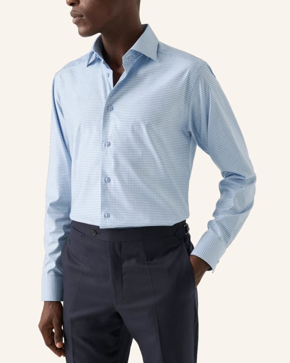 ETON Slim Fit Baumwoll-Tencel™-Lyocell Hemd BLAU