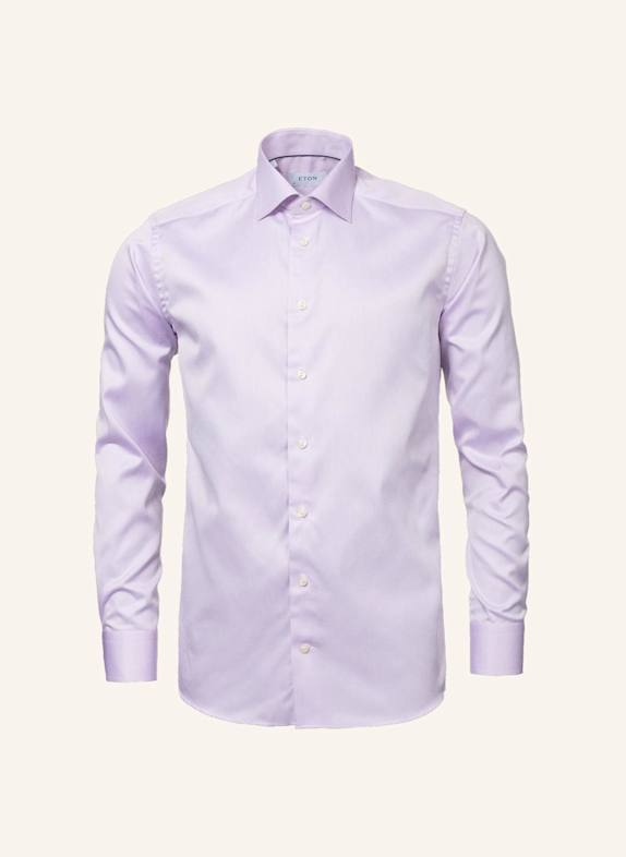 ETON Signature-Twill-Hemd LILA