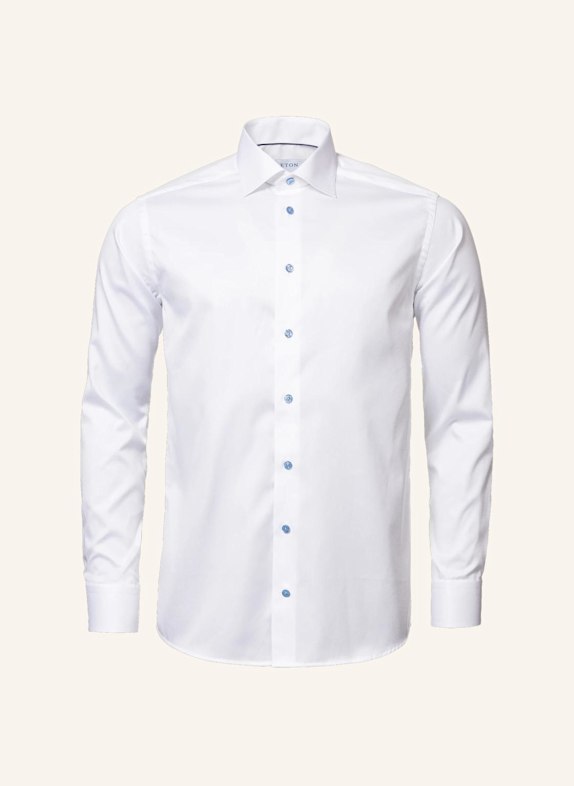 ETON Signature-Twill-Hemd WEISS