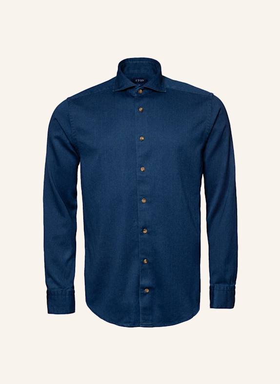 ETON Jeanshemd Contemporary Fit DUNKELBLAU