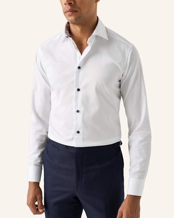 ETON Contemporary fit Signature-Twill Hemd WEISS