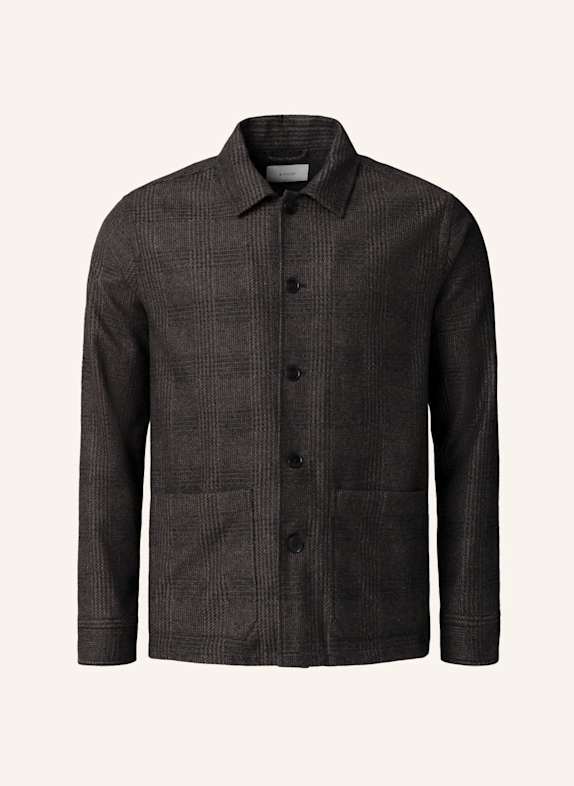 ETON Woll-Kaschmir-Jacke DUNKELGRAU