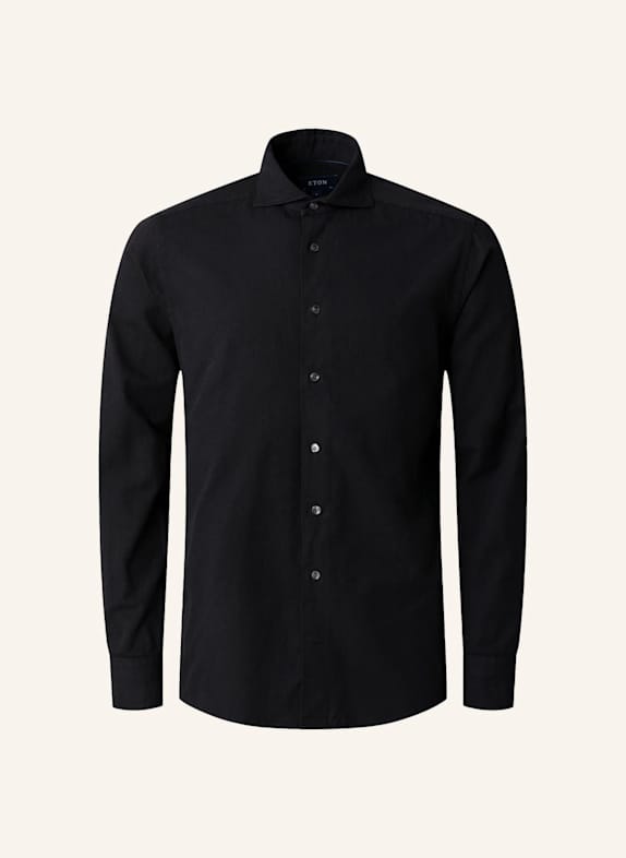ETON Jeanshemd Slim Fit SCHWARZ
