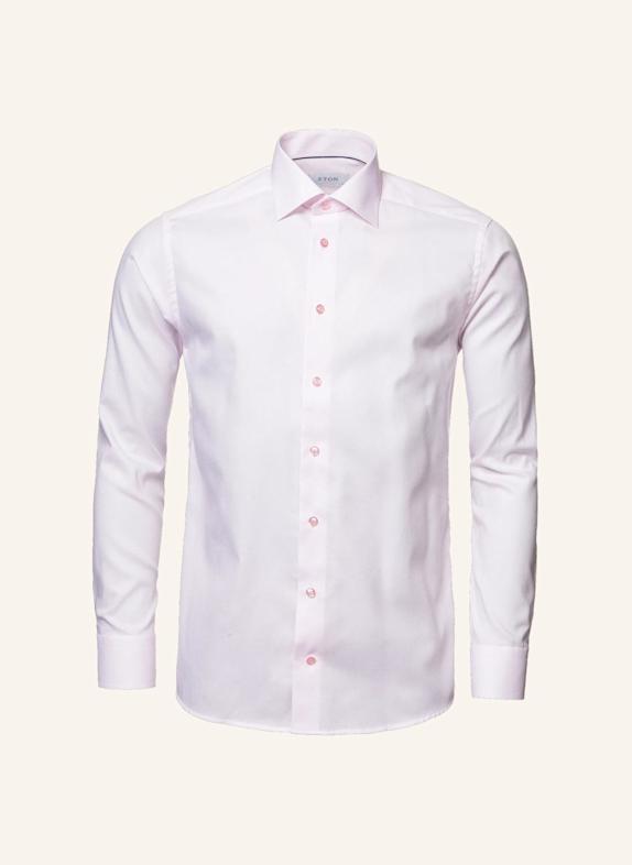 ETON Twill-Hemd Slim Fit PINK