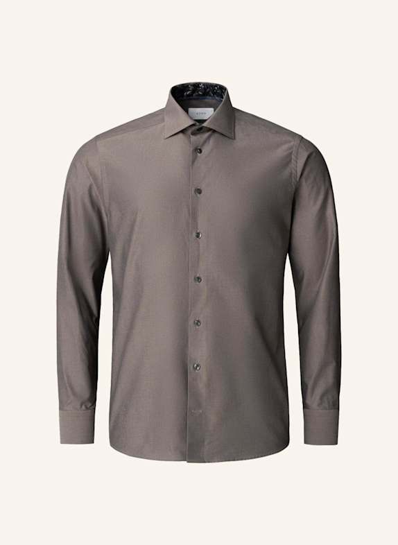 ETON Signature Twill-Hemd Contemporary Fit BRAUN