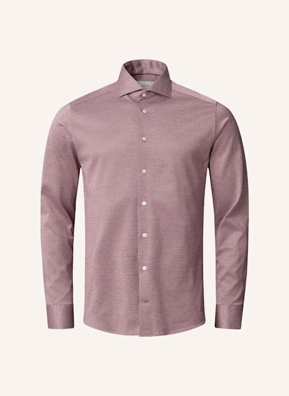 ETON Filo di Scozia Jersey-Hemd Slim Fit ROT
