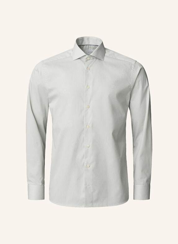 ETON Gestreiftes Fine Twill-Hemd Contemporary Fit HELLGRÜN