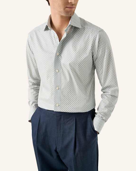 ETON Motiv Signature Twill-Hemd Contemporary Fit BLAU