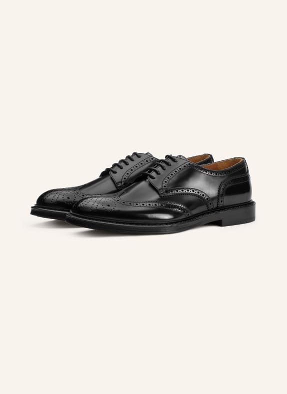 DOUCAL'S Schnürschuhe SIENA SCHWARZ