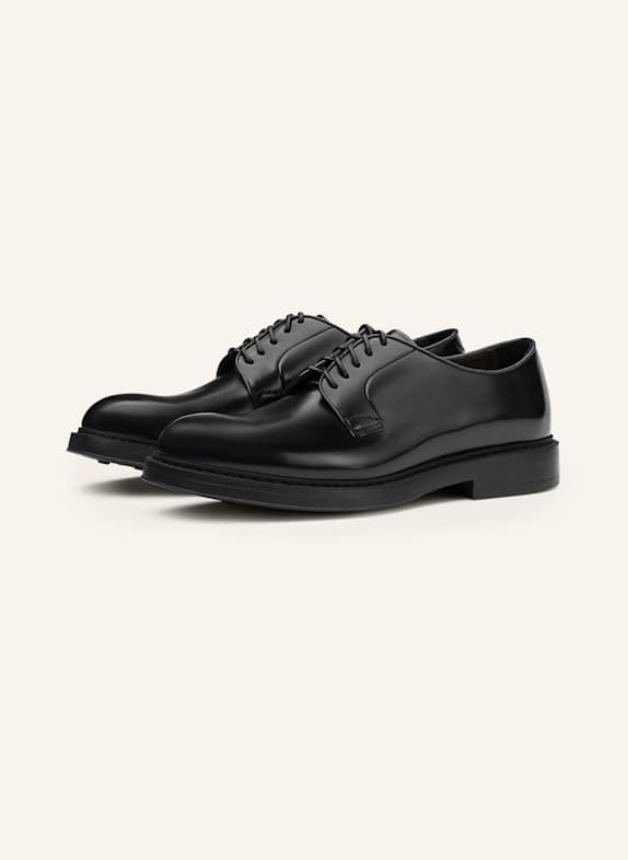 DOUCAL'S Schnürschuhe BRUGE XL SCHWARZ