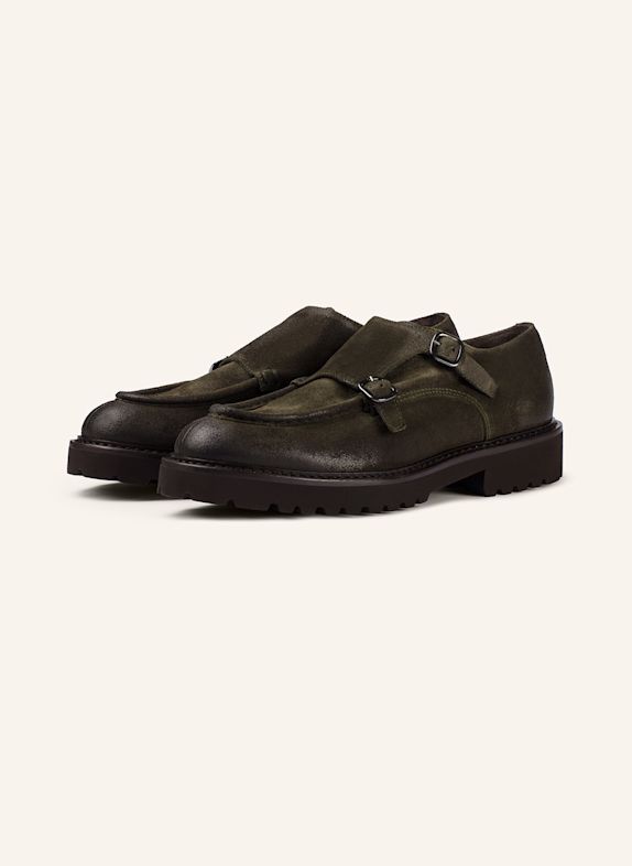 DOUCAL'S Schnürschuhe PHILADELPHIA GRÜN / DUNKELGRÜN