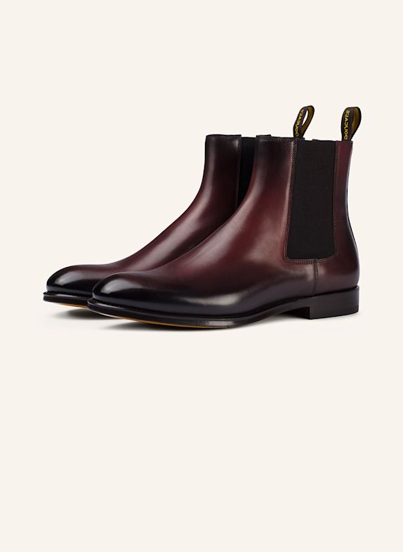DOUCAL'S Stiefeletten ORVIETO DUNKELROT / ROT / COGNAC