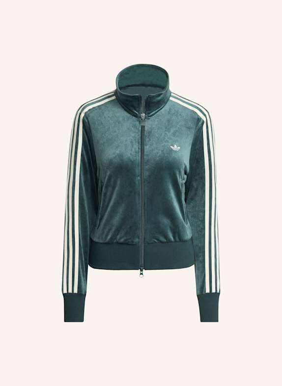 adidas Originals ADIDAS ORIGINALS X LIBERTY LONDON FIREBIRD ORIGINALS JACKE, GEPRÄGTER SAMT GRÜN