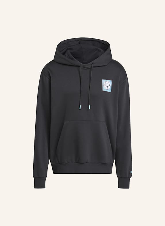 adidas Originals GRAPHIC HOODIE SCHWARZ