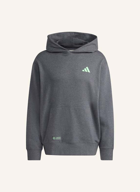adidas MERCEDES - AMG PETRONAS FORMULA ONE TEAM PREMIUM SWEAT HOODIE GRAU