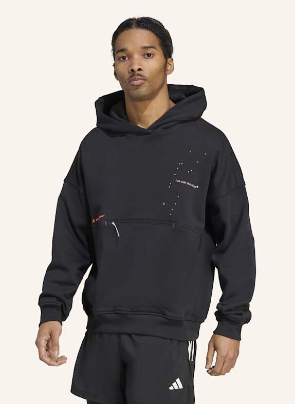 adidas ADI365 H.KOUMORI RUNNING HOODIE (GENDERNEUTRAL) SCHWARZ