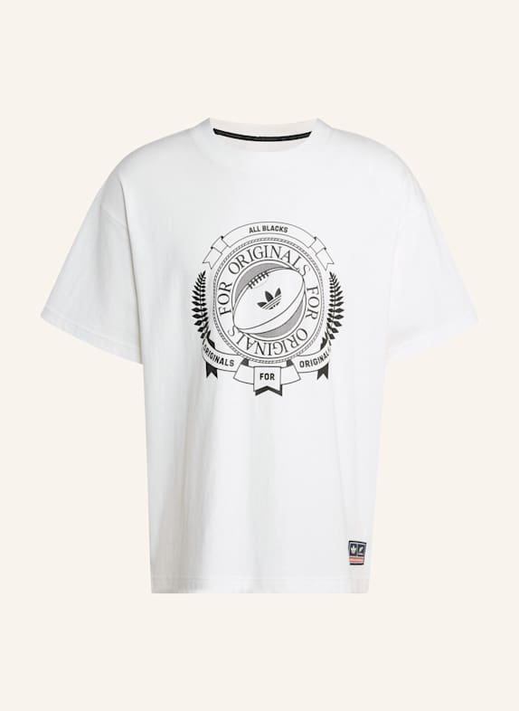 adidas Originals ADIDAS ORIGINALS & ALL BLACKS LOOSE GRAPHIC SS T-SHIRT WEISS