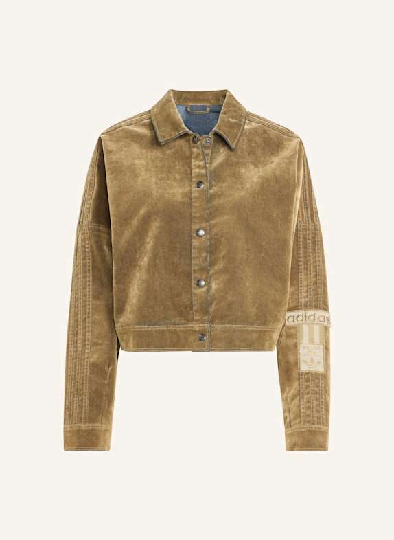 adidas Originals ADIBREAK ANGERAUTER TWILL JACKE BRAUN