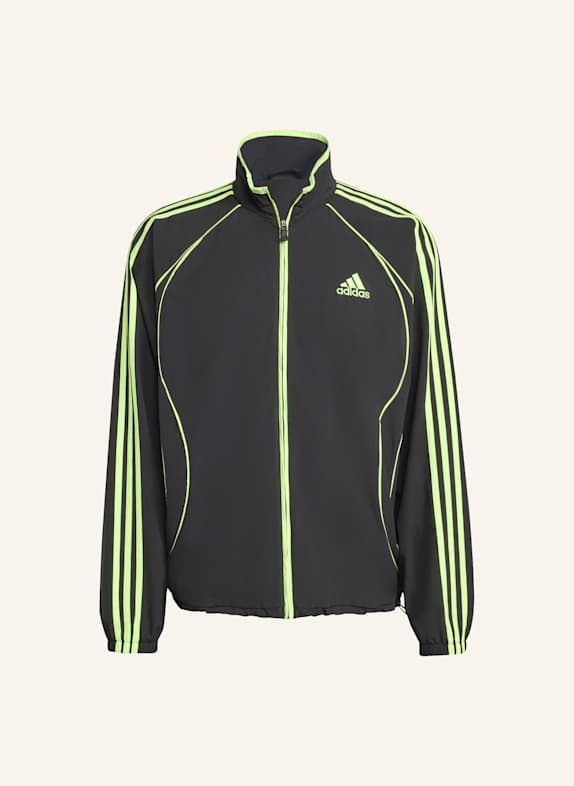 adidas Originals TEAMGEIST ADICOLOR ORIGINALS JACKE SCHWARZ/ GRÜN