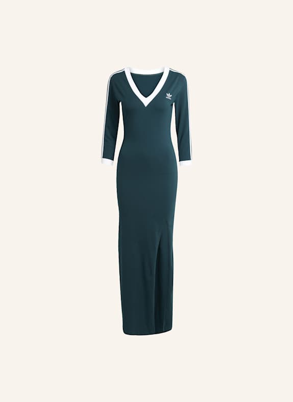 adidas Originals Jerseykleid mit 3/4-Arm GRÜN/ WEISS