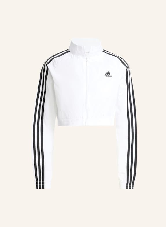 adidas Originals TEAMGEIST ADICOLOR CROPPED ORIGINALS JACKE WEISS