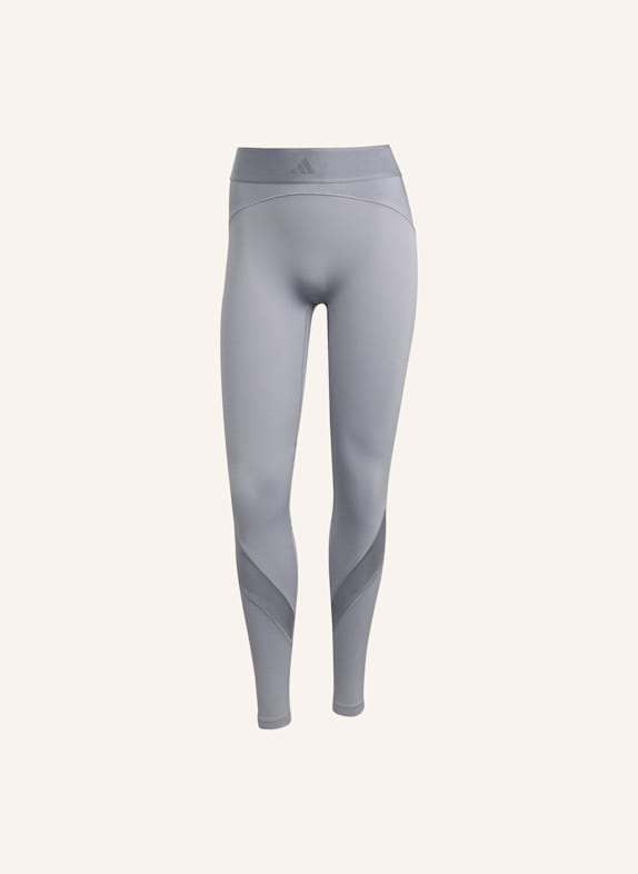 adidas HYPERGLAM SHINE FULL-LENGTH LEGGINGS GRAU