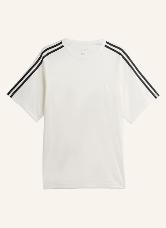 Y-3 Y-3 SHORT SLEEVE TEE 3-STREIFEN WEISS