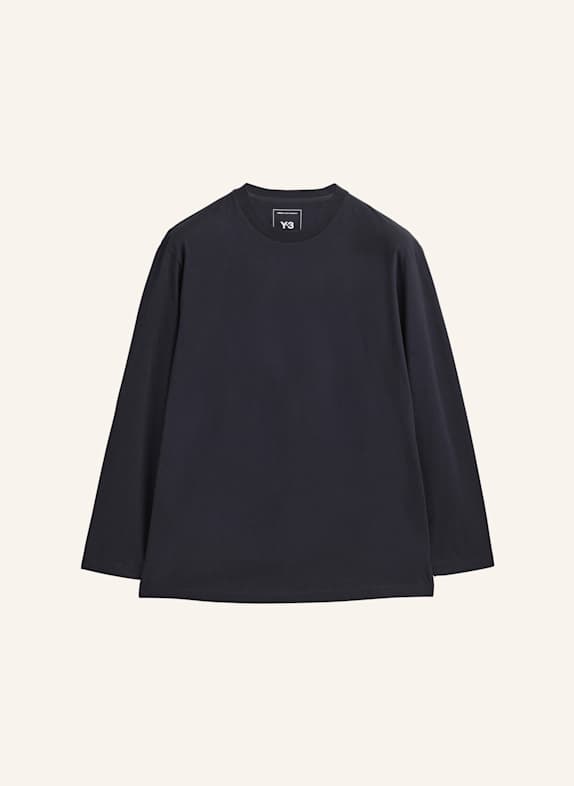 Y-3 LONGSLEEVE T-SHIRT MIT Y-3 GRAFIK SCHWARZ