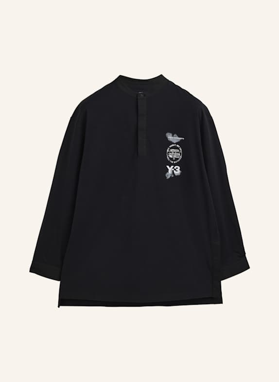 Y-3 Y-3 LONG SLEEVE POLOSHIRT SCHWARZ