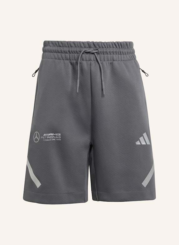 adidas MERCEDES-AMG PETRONAS FORMULA ONE TEAM SILVER ARROWS KIDS SHORTS GRAU