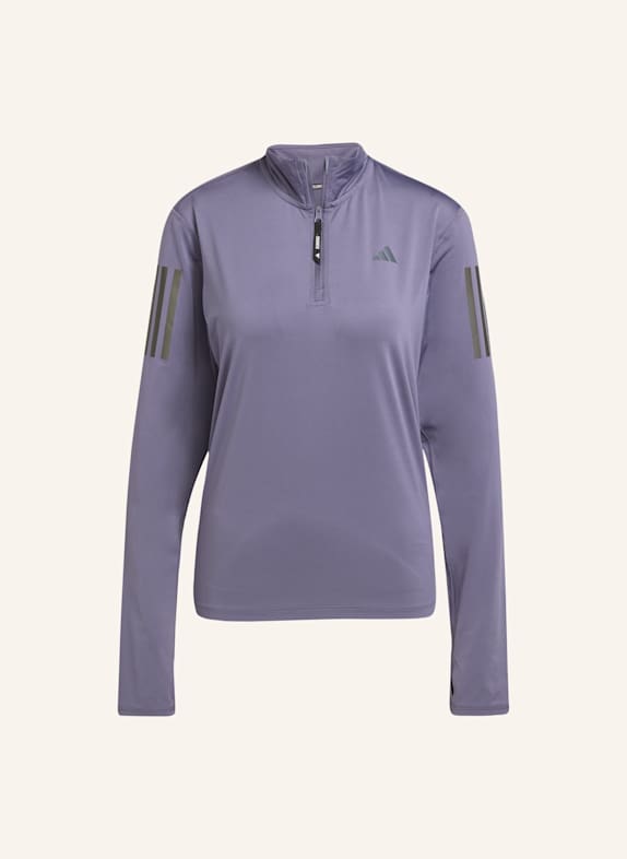 adidas OWN THE RUN HALF-ZIP OBERTEIL LILA
