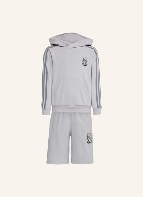 adidas Originals ADIDAS X MINECRAFT KIDS HOODIE SHORT SET GRÜN