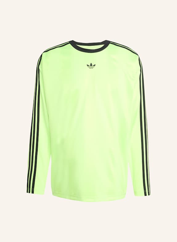 adidas Originals ADIDAS ADICOLOR JACQUARD LONG-SLEEVE JERSEY GRÜN/ SCHWARZ