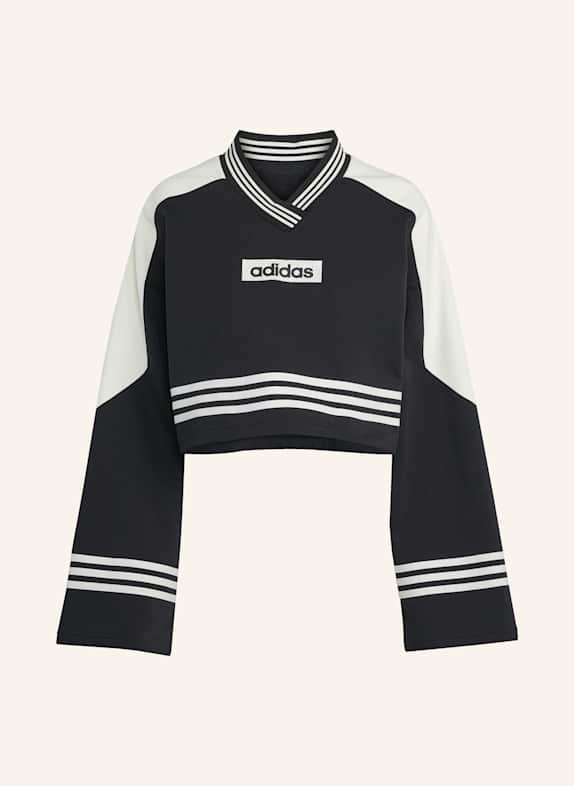 adidas Originals BLOCKING SWEATSHIRT SCHWARZ/ WEISS