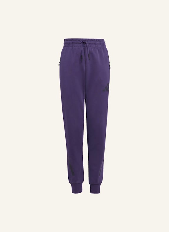 adidas ADIDAS Z.N.E. HOSE MIT SCHMAL ZULAUFENDER BEINFORM LILA/ SCHWARZ