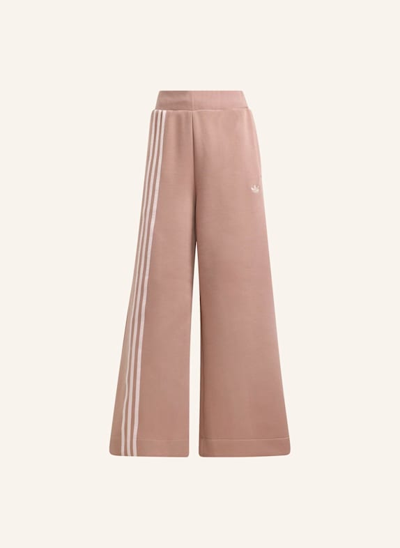 adidas Originals OFF PLACED 3-STREIFEN WEITE HOSE CAMEL