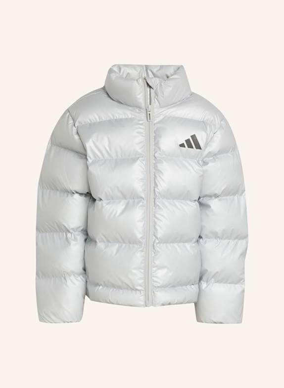 adidas KUNSTDAUNEN GLAM JACKE KINDER SILBER/ SCHWARZ