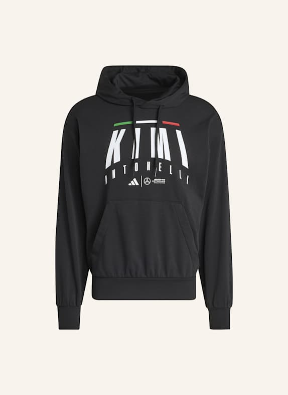 adidas MERCEDES - AMG PETRONAS FORMULA ONE TEAM KIMI ANTONELLI HOODIE SCHWARZ