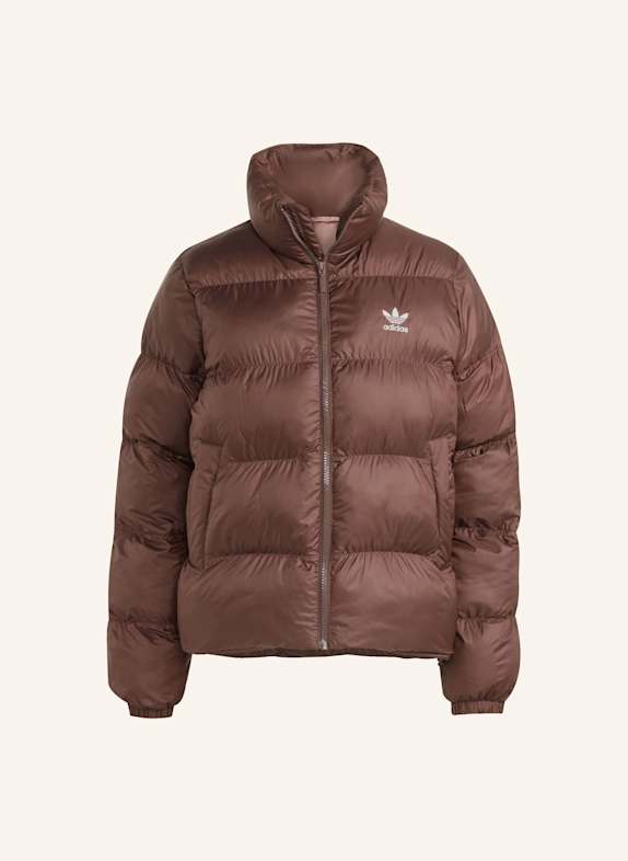 adidas Originals ADICOLOR SHORT PUFFER JACKE BRAUN