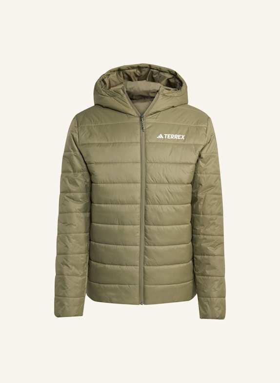 adidas TERREX TERREX MULTI ESSENTIALS CLIMAWARM ISOLIERTE KAPUZENJACKE GRÜN
