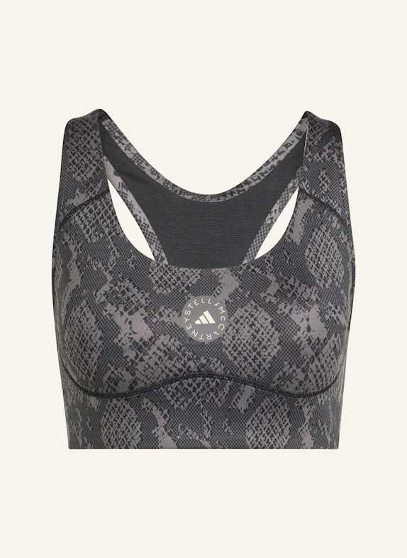 adidas by Stella McCartney Sport-BH ADIDAS BY STELLA MCCARTNEY mit Mesh GRAU/ SCHWARZ