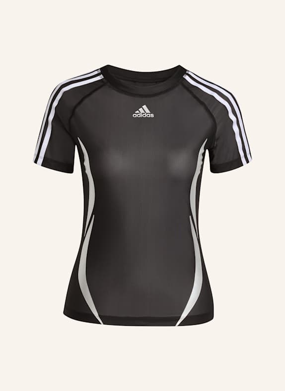 adidas Originals ADILENIUM SAISON 4 TEAMGEIST TIGHT SHEER T-SHIRT SCHWARZ