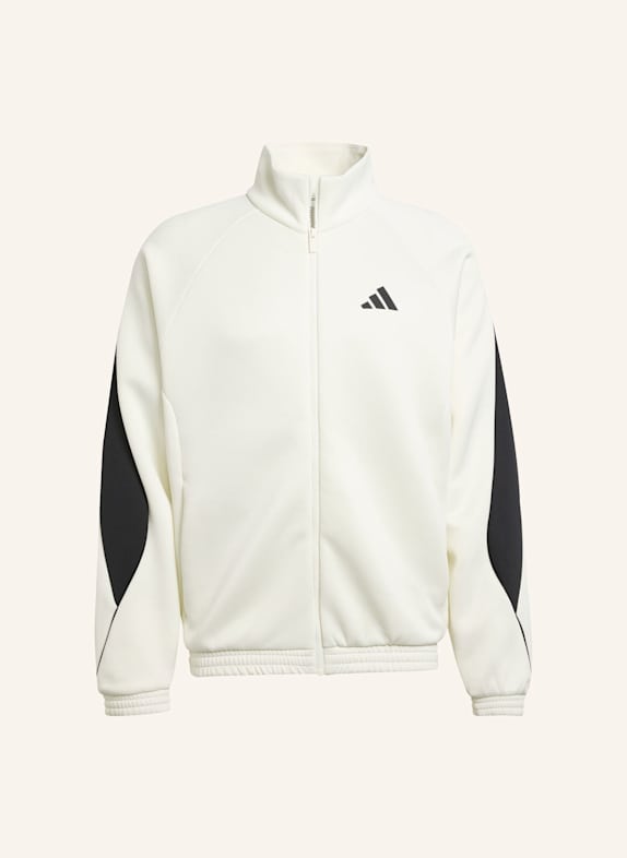 adidas STADIUM TRAININGSJACKE WEISS/ SCHWARZ