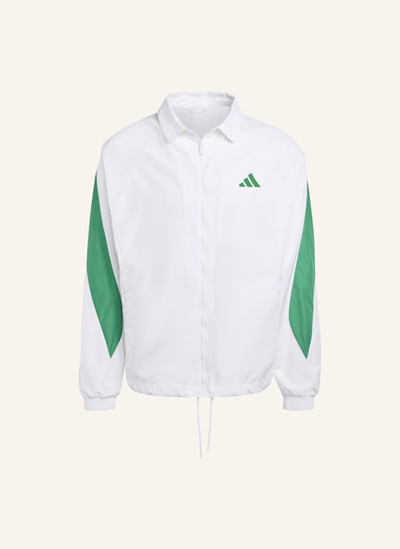 adidas STADIUM TRAININGSJACKE WEISS/ GRÜN