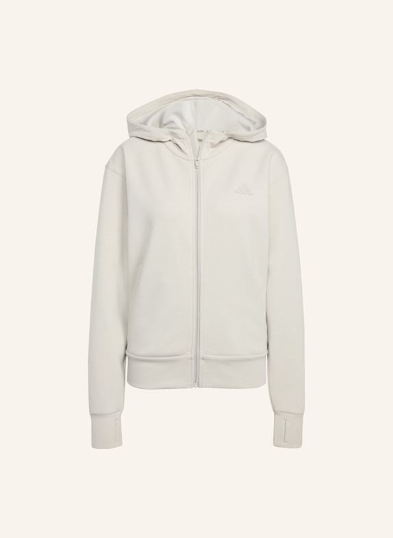 adidas DESIGNED 4 TRAINING KAPUZENJACKE BEIGE