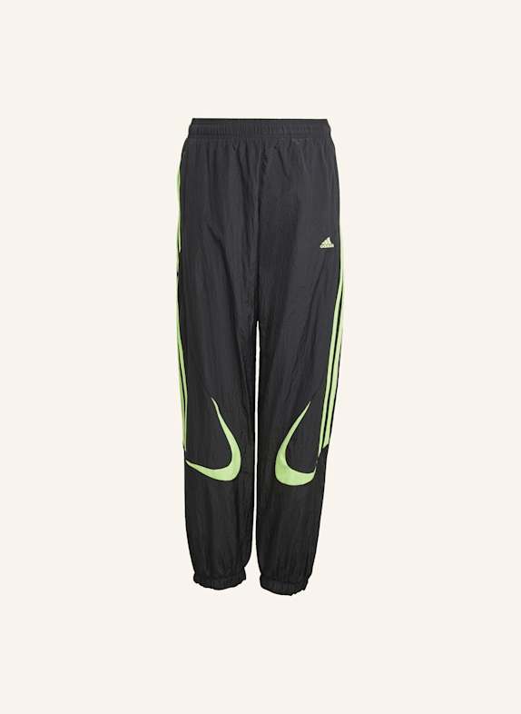 adidas Originals TEAMGEIST TRAININGSHOSE SCHWARZ/ GRÜN